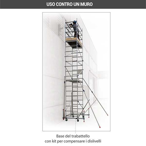 uso muro scala trabattello mobile 410P