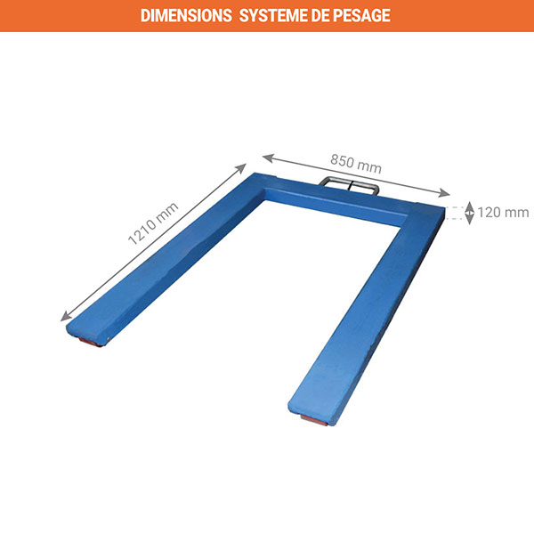 dimensions systeme pesage nd
