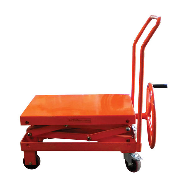 table elevatrice manivelle SBV pliee