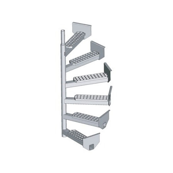 marches escalier chantier HELISTEP
