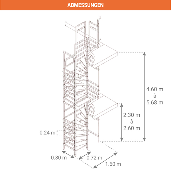 schema bautreppenturm BAU858000